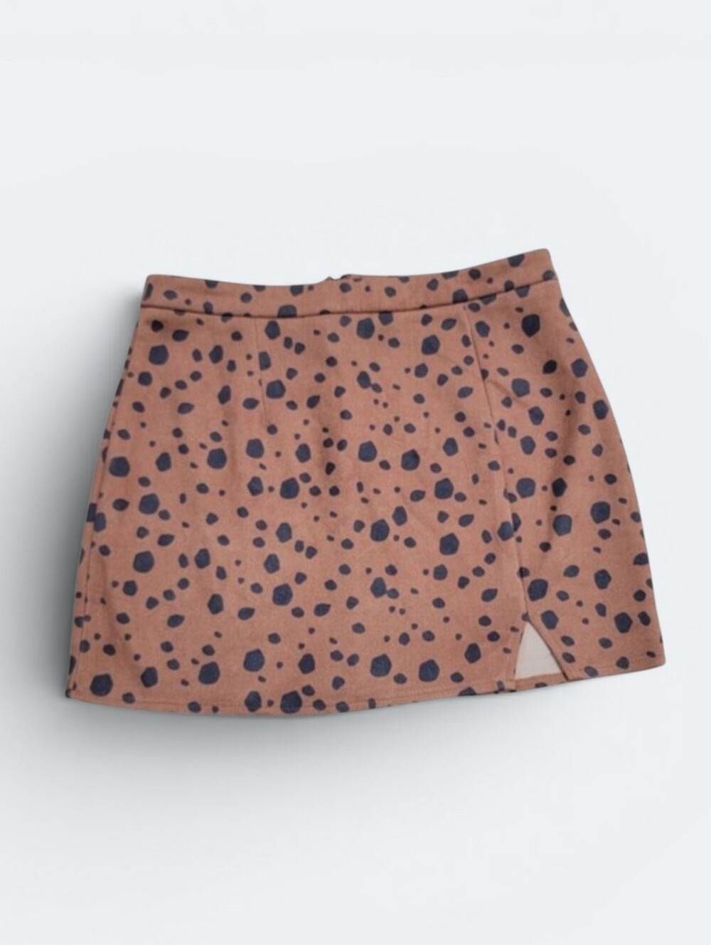 A Father's Love Animal Print Mini skirt Faux Suede Size Medium